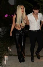 TANA MONGEAU and Bryce Hall Night Out in Los Angeles 11/11/2021