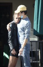 TAYLOR HILL and Daniel Fryer Out for Coffee in West Hollywood 11/10/2021