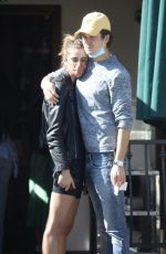 TAYLOR HILL and Daniel Fryer Out for Coffee in West Hollywood 11/10/2021