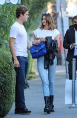 TAYLOR HILL and Daniel Fryer Out in West Hollywood 11/04/2021