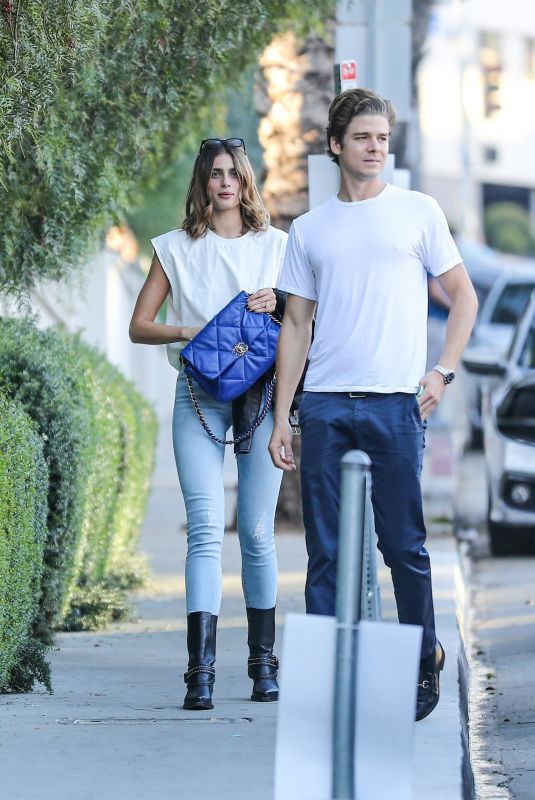 TAYLOR HILL and Daniel Fryer Out in West Hollywood 11/04/2021