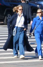 TEA LEONI and MADELAINE WEST DUCHOVNY Out Shopping in New York 11/18/2021