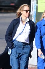 TEA LEONI and MADELAINE WEST DUCHOVNY Out Shopping in New York 11/18/2021