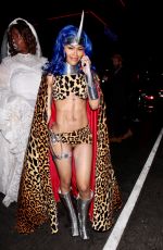 TEYANA TAYLOR Arrives at a Halloween Party at Highlight Room in Hollywood 10/31/2021