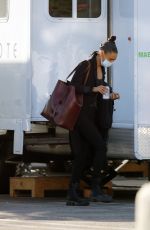 THANDIE NEWTON Heading to Set of Westworld in Los Angeles 11/23/2021