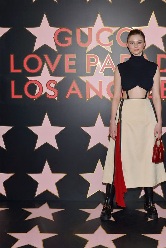 THOMASIN MCKENZIE at Gucci Love Parade Show in Los Angeles 11/02/2021