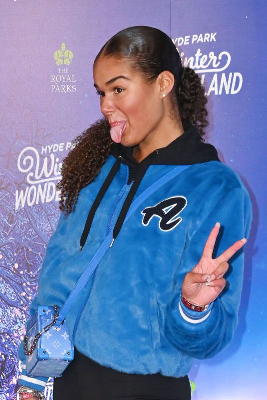 TILLIE AMARTEY at Hyde Park Winter Wonderland VIP Launch in London 11/18/2021
