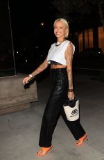 TINA LOUISE Arrives at Pretty Little Thing Friendsgiving Dinner Hosted by Chrishell Stause in West Hollywood 11/17/2021