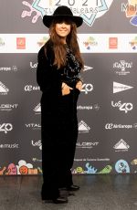 VANESA MARTIN at LOS40 Music Awards in Palma de Mallorca 11/12/2021