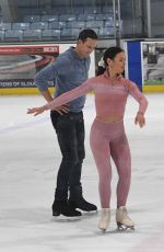 VANESSA BAUER Blade Skating at a London Ice Rink 11/06/2021