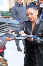 VANESSA HUDGENS Arrives at Tick, Tick..Boom! Screening in New York 11/15/2021