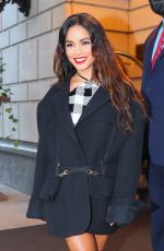 VANESSA HUDGENS Heading to Tonight Show in New York 11/16/2021