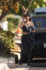 VICTORIA JUSTICE Leaves Workiout in Los Angeles 11/17/2021