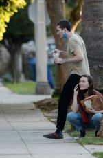 VICTORIA PEDRETTI Out for Food to Go in Los Angeles 11/13/2021