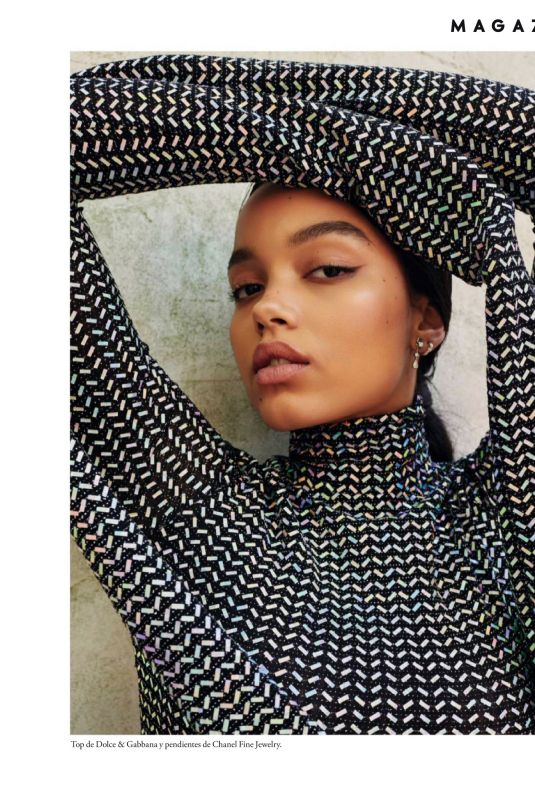 WHITNEY PEAK in Elle Magazine, Spain December 2021