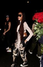 WINNIE HARLOW Arrives at French Montana