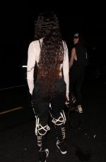 WINNIE HARLOW Arrives at French Montana