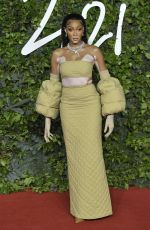 WINNIE HARLOW at 2021 British Fashion Awards in London 11/29/2021