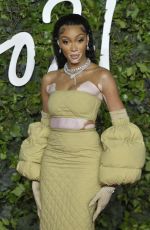 WINNIE HARLOW at 2021 British Fashion Awards in London 11/29/2021