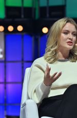 ZARA LARSSON at Web Summit 2021 at Altice Arena in Lisbon 11/04/2021