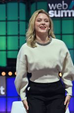 ZARA LARSSON at Web Summit 2021 at Altice Arena in Lisbon 11/04/2021