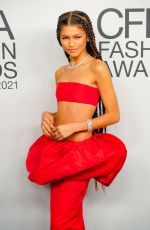 ZENDAYA at 2021 CFDA Fashion Awards at The Grill Room in New York 11/10/2021