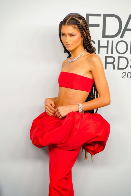 ZENDAYA at 2021 CFDA Fashion Awards at The Grill Room in New York 11/10/2021
