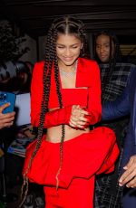 ZENDAYA COLEMAN Leaves CFDA Awards in New York 11/10/2021