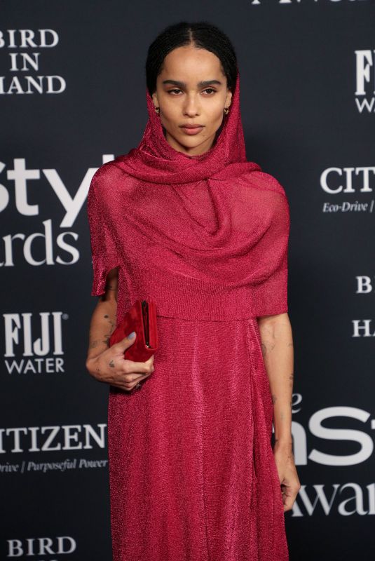 ZOE KRAVITZ at 2021 Instyle Awards in Los Angeles 11/15/2021