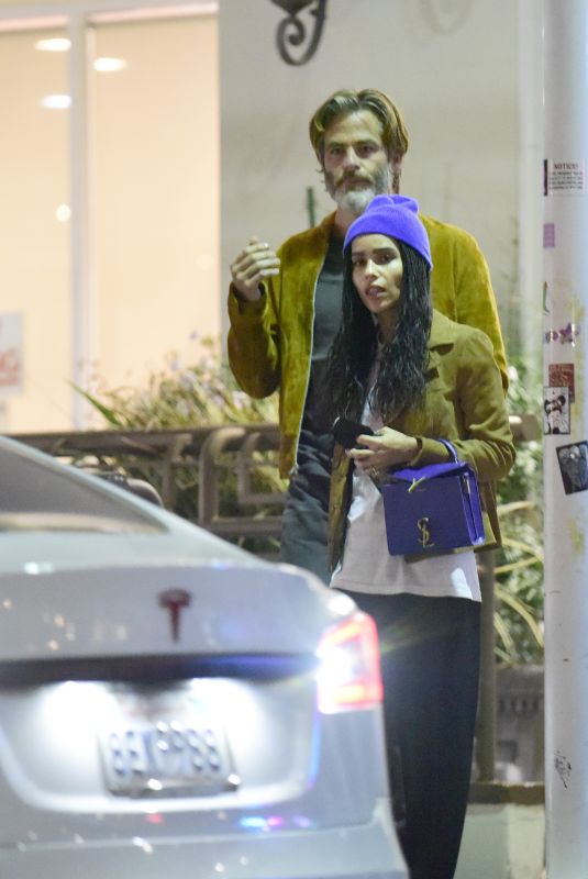 ZOE KRAVITZ Out for Sushi in Los Angeles 11/20/2021