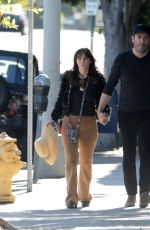 ZOEY DEUTCH and Jonathan Scott at Cafe Gratitude in Los Angeles 11/21/2021