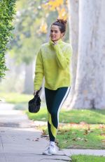 ZOEY DEUTCH Arrives at Pilates Class in West Hollywood 11/19/2021