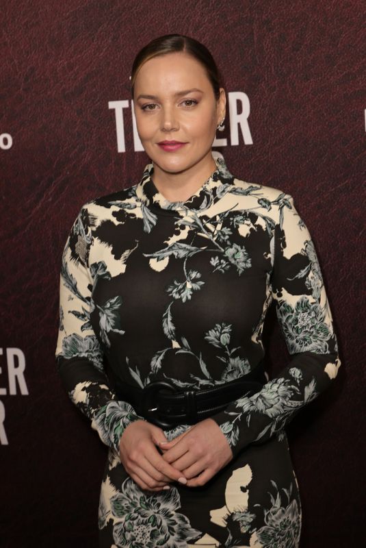 ABBIE CORNISH at The Tender Bar Premiere in Los Angeles 12/12/2021