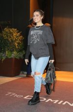 ADDISON RAE in Ripped Denim Out in New York 12/03/2021