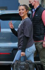 ADDISON RAE in Ripped Denim Out in New York 12/03/2021