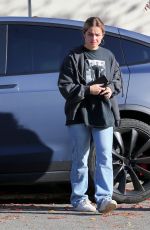ADDISON RAE Out Shopping in Studio City 12/28/2021