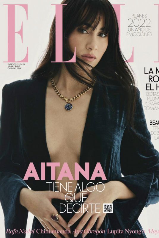 AITANA in Elle Magazine, Spain January 2022