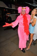 AJ BUNKER at Snow White and The Seven Merry Men Pantomime Press Night in London 12/13/2021