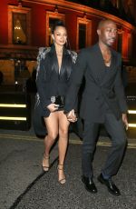 ALESHA DIXON Leaves British Fashion Awards Afterparty in London 11/29/2021