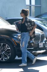 ALESSANDRA AMBROSIO Heading to a Business Meeting in Los Angeles 12/01/2021