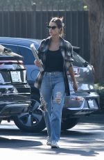 ALESSANDRA AMBROSIO Heading to a Business Meeting in Los Angeles 12/01/2021