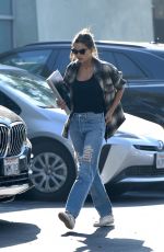 ALESSANDRA AMBROSIO Heading to a Business Meeting in Los Angeles 12/01/2021