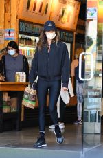 ALESSANDRA AMBROSIO Heading to Morning Workout in Beverly Hills 11/30/2021