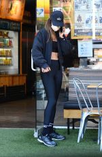 ALESSANDRA AMBROSIO Heading to Morning Workout in Beverly Hills 11/30/2021