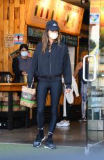 ALESSANDRA AMBROSIO Heading to Morning Workout in Beverly Hills 11/30/2021