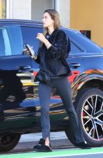 ALESSANDRA AMBROSIO Heading to Yoga Class in Santa Monica 12/17/2021