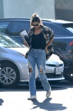 ALESSANDRA AMBROSIO in Ripped Denim Out in Los Angeles 12/01/2021