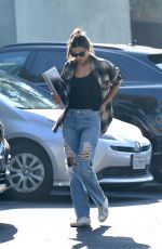 ALESSANDRA AMBROSIO in Ripped Denim Out in Los Angeles 12/01/2021