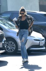 ALESSANDRA AMBROSIO in Ripped Denim Out in Los Angeles 12/01/2021