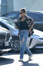 ALESSANDRA AMBROSIO in Ripped Denim Out in Los Angeles 12/01/2021